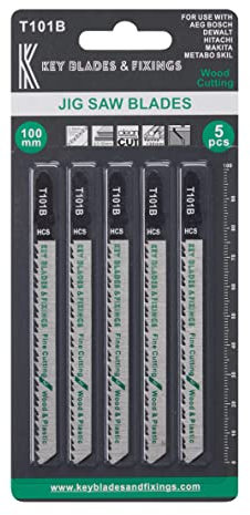 Key Blades T101B Jigsaw Blades 5 Pack - 1111