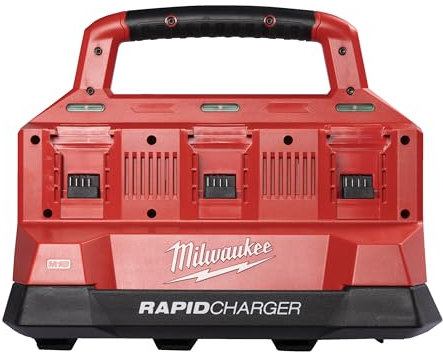 M18PC6 6-Bay Packout Rapid Battery Charger 240v