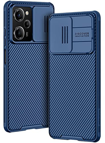 AROYI Handyhülle für Xiaomi Redmi Note 12 Pro Hülle, Xiaomi Poco X5 Pro 5G Hülle Kameraschutz mit Slide Camera Handyhülle für Xiaomi Redmi Note 12 Pro 5G Hülle (6.67) - Blau