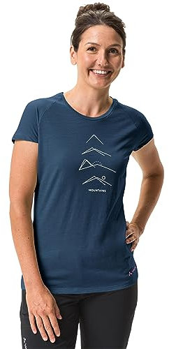 VAUDE T-Shirt Women's Tekoa Wool T-Shirt Dark sea Uni 44
