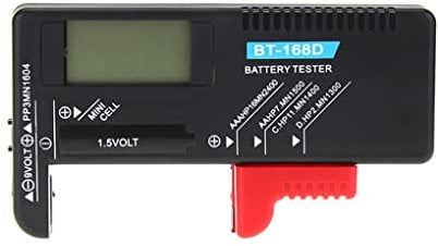 Volt Checker Digitaler Batterietester für 9V 1 Batterieprüfgerät Universal AAA AA CD Knopfzelle 5V robust und langlebig