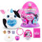 Rainbocorns Eggzania Mini Mania, Cow, by ZURU Plush Surprise Unboxing with Animal Soft Toy, Idea for Girls with Imaginary Play (Cow)
