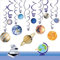 GAKA FAVOR 30 Stück Wirbel Deko Planet Spiralen Girlande Folien Deckenhänger Planet Spiral Deko für Geburtstag, Hochzeit, Silvester oder Karneval Partydeko