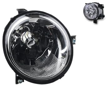 Johns, Scheinwerfer Halogen passend für VW Lupo 6X 09/98-07/05 H4 Re. Beifahr. + Nebel.