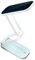 KINGCOO Solar Faltbare Schreibtischlampe, Tragbare 24LED Touch Dimmbar Lese Nachttischlampe,Solar/USB Aufladung Student Nachtlicht Akku Tischlampe für Büro Schlafzimmer Reise Außen Notfall (Grün)