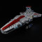 Kyglaring LED-Beleuchtungsset (kein Modell) - Kompatibel mit Lego-75367 Star Wars Venator-Class Republic Attack Cruiser Bauklötze Modell Set - Nur LEDs kein Brick Set (Classic Version)