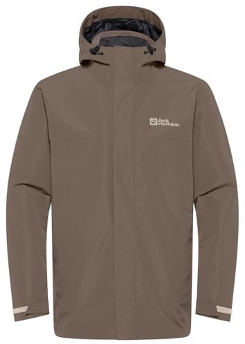 Jack Wolfskin Herren Altenberg 3in1 Jkt M, Cold Coffee, XL EU