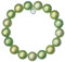 Leslii Reflective Pearls Perlen-Armband Magic 3D-Effekt (hellgrün Ø 10mm)