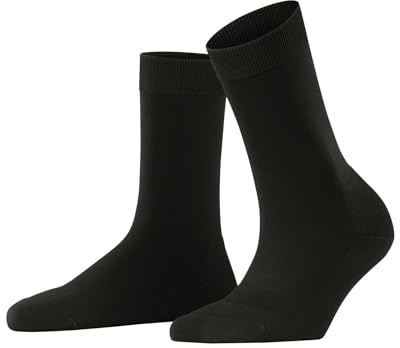 FALKE Damen ClimaWool Socken atmungsaktive klimaregulierende geruchshemmende Wolle Lyocell sehr langlebig verstärkt elegant fein ultra leichtes Gefühl auf der Haut 1 Paar