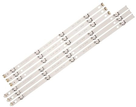 Lskjzzn Striscia di retroilluminazione a LED 4+5 lampade Compatibile for TV LG 49 17Y 49UJ65_A_27LED 49UJ630 49LJ614V 49UJ634V 49UJ670 49UJ651V 49UJ701V