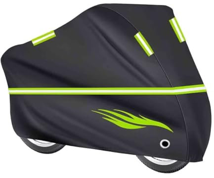 Bache Moto d'extérieur Compatible avec Kawasaki Z750 2004-Present,Anti-poussière et résistante au Soleil, Housse de Voiture Toutes Saisons(Black)