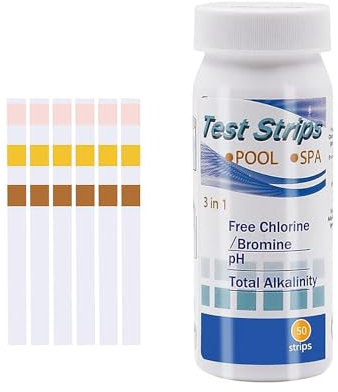 150 Stäbchen Pool Teststreifen Ph Und Chlor, Teststreifen Pool Ph Und Chlor, Pooltester Chlor Und Ph, Ph Tester Pool, Für Freies Chlor, Alkalinität Und Ph, Präziser Pool Tester Ph Und Chlor
