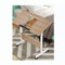 Gardeneea Überbetttisch Überbetttisch auf Rollen Laptoptisch Überbetttisch C-seitiger Rolltisch mit feststellbaren Rollen (Ahorn 80x40cm)