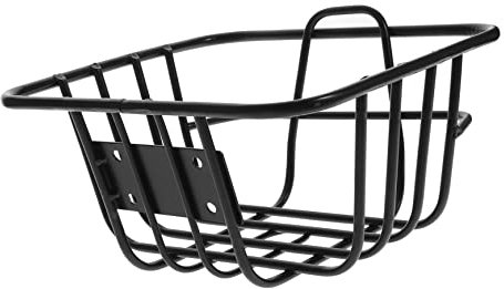 BIUDECO Multifunktions Fahrradkorb Aus Eisen Vorgebohrter Frontkorb Mit Großer Speicherkapazität Praktischer Lenkerkorb Zur Aufbewahrung Für Kinder Und Mountainbikes