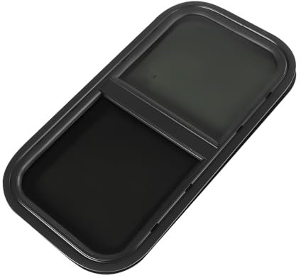 Wohnwagen Fenster, Wohnmobil Wohnmobilfenster mit Bildschirm und Abflussloch, Wohnmobil Fenster Seitenfenster Wohnmobilausstattung für Wohnmobile Anhänger (600 x 300mm)