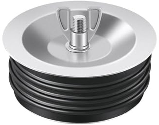 Tappo di pulizia per fognature da 12,7 cm, tappo di espansione in gomma per test meccanici, tappo dell'acqua di scarico con dado ad aletta, per la maggior parte dei tubi e piscine