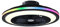 DUPI Ventilador de Techo con Luz Led RGB SLIM AIR | Función Verano e Invierno | 6 Velocidades | Mando a Distancia | Plafón 50 cm | Motor DC Silencioso | Aspas Reversibles | PVC | Negro