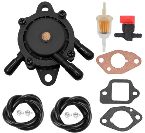 Hippotech 16700-Z0J-003 Fuel Pump for Honda GC135 GC160 GC190 GCV520 GCV530 GX620 GX670 GXV610 GXV620 GXV670 GCV530U GX610K1 Engines with Fuel Line Gaskets Kit