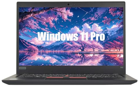 Lenovo ThinkPad X13 Gen 1 Business Laptop,13,3 pollici FHD Notebook, Intel Core i5-10210U, 16 GB RAM, SSD 256 GB, tastiera QWERTY, Windows 11 Pro (ricondizionato)