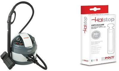 Polti Vaporetto Eco Pro 3.0 Steam Cleaner, 4.5 Bar & Polti Kalstop Anti-Scale Phials for Steam Generator Irons and Steam Cleaners