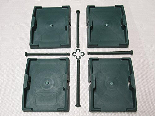 Secure Fix Direct Caravan Corner Steady Jack Pads - Pack of 4 (Levelling Feet Stabiliser Heavy Duty)