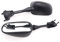 Anzene Schwarz OEM Stock Style Racing Spiegel für 2005-2008 Kawasaki Ninja ZX6R 2004-2010 Kawasaki Ninja ZX10R