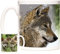 Magnifique tasse cadeau en forme de loup, magnifique loups sur une tasse en céramique de 325 ml. Passe au lave-vaisselle et au micro-ondes