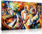 Leonid Afremov Ölgemälde auf Leinwand, abstrakt, für Wohnzimmer, Heimdekoration, Bottle Jazz, 91x61cm (36x24in)