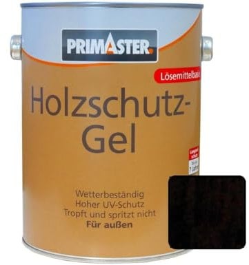 Primaster Holzschutzgel palisander 2,5 l seidenmatt für Außen