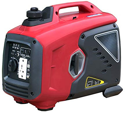 TGHY Generatore di Corrente Inverter Motore a Benzina da 2000watt 79cc a 4 Tempi Super Silenzioso e Leggero Alimentatore di Riserva Esterno,1000w