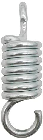 Hängemattenstuhl Hängeschaukel Feder – 272 kg Kapazität Hängemattenfeder für Hängekörbe, Stühle, Hängematte und Veranda-Schaukeln (Silber)