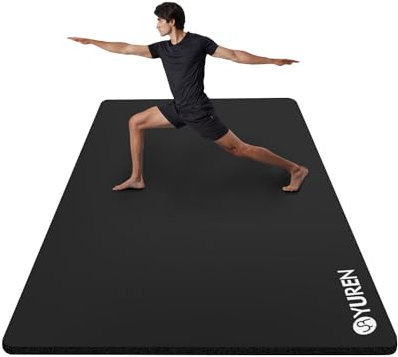 RYTMAT Yoga Mat Thick 15mm NBR 190 x 90cm Wide Exercise Mat for Home Gym Yoga Pilates Cardio Gymnastics Training with Carry Bag