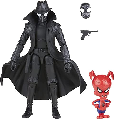 Spider-Man Hasbro Marvel Legends Series 60th Anniversary Noir (15 cm) Ham Action-Figuren, 2 Accessoires, Multi, F3443