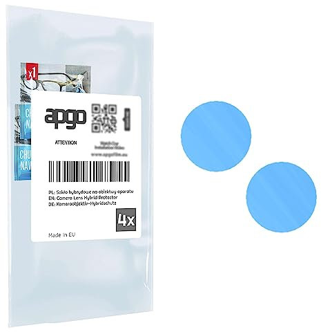 apgo Protector de lente 4x Protector de lente de cámara híbrido para Apple iPhone 13 mini, protección de cámara, protector de lente de cámara 9H