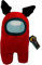 ENVI Among Us 30,5 cm peluche peluche 30 cm (rosso tra gli Stati Uniti)