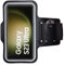 CoverKingz Sportarmband für Samsung Galaxy S23 Ultra - Armtasche mit Schlüsselfach Oberarm Halterung - Sport Laufarmband Handy Armband Schwarz