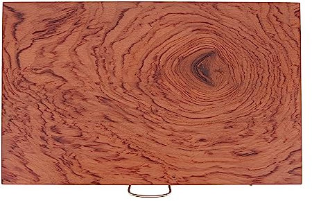 Jeu de Backgammon - Bois de Rose Fait à la Main - Grand Format avec Fentes de Rangement