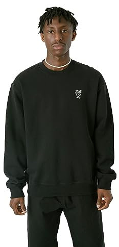 Cleptomanicx Sweatshirt Sketch Gull (Black) XL