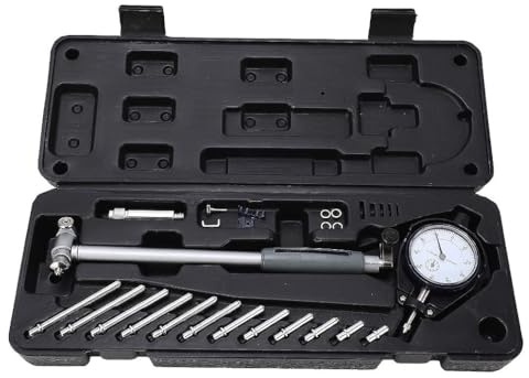 Alesametro con Comparatore Centesimale 50-160 mm, Indicatore del diametro interno in Lega di Alluminio Calibro del diametro interno per Cilindri (50-160 mm)