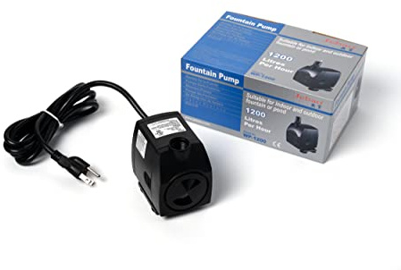 Jebao WP-1200 Submersible Hydroponics, Aquaponics, Fountain Pump 317gph, 20w