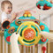 SUQ Kinder Lenkrad Spielzeug, Koppelwagen, Bewegt Sich Mit Der Lenkraddrehung, Toy Steering Wheel for Car Seat with Sound and Light, Kinder Simulierter Fahrsimulator Auto Simulation Spielzeug