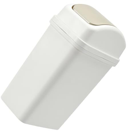 WATIIFUFU Swing Bin Badezimmer Mülleimer Küche Mülleimer Mülleimer Abfall Lagerung Bin