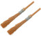 Tradineur - Pack de 2 escobas para Decoraciones de belén - Altura Aprox.: 6 cm - Fabricado en Madera - Artículo para decoración Navideña