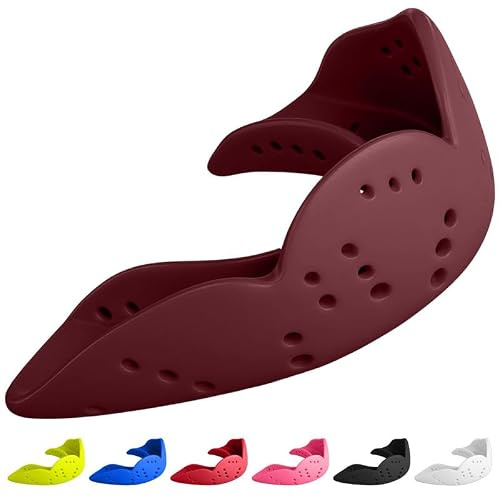 SISU Aero Mouthguard | Sport Mundschutz für Boxen, Hockey, Lacrosse und Kampfsport Dünnes Material, sprechen und atmen bleiben möglich