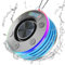 Cienxuan Bluetooth Shower Speaker, Portable Wireless Speaker with IPX7 Waterproof, RGB Lights, Radio, Suction Cup, Blue