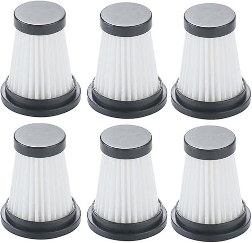 YUETTYY Lot de 2/4/6 filtres HEPA pour aspirateur à main Genius Invictus One 1.0 X7, lavables et réutilisables (lot de 6)