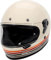 Casco integrale da motociclista vintage retrò con visiera parasole, per moto, ciclomotore, moto da strada, da corsa, omologato DOT I,M=55-56cm