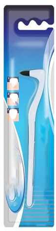 Handzahnbürste Interdentalbürste Zahnbürste Fleckenradierer Schwamm Zahnstein/Teeflecken entfernen Mundpflege-Tools Zahnfleckenreinigung Bürste(Blue)