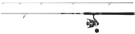 Penn Pursuit V Labrax Rute & Rolle Combo | Salzwasser-Seabass-Angel-Set | Graphitkörper | Kohlefaser-Bremse | 4+1 abgedichtete Kugellager | 3000 | 2,44 m | 20-50 g