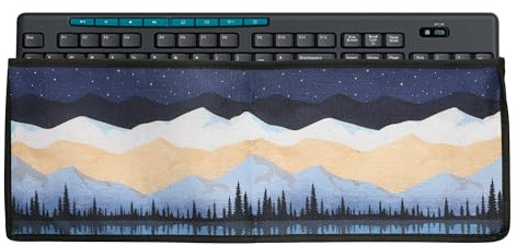 kwmobile Tastaturabdeckung Tastatur Hülle für Logitech MK270 Wireless - Abdeckung 46,5 x 16,3 cm Staubschutz - Keyboard Cover - Tastaturschutz Schutzhülle